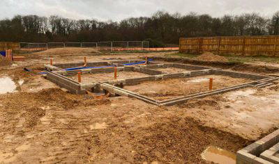 overview of hicks development site
