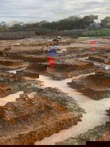 construction site in Charvil for Hicks Development