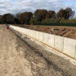 Precast retaining wall