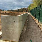 1000 precast concrete retaining wall